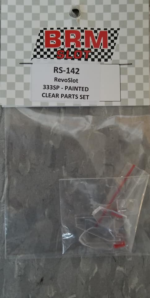 RS-142 Revo Slot 333SP Clear Parts Kit